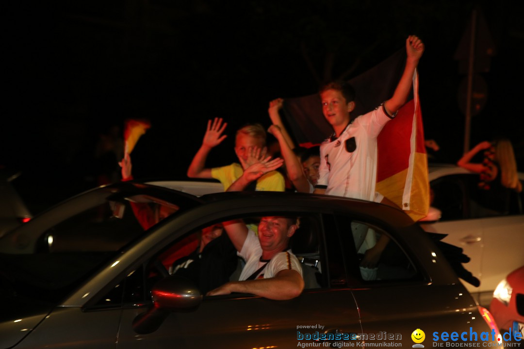 Weltmeister - Deutschland - WM2014: Singen am Bodensee, 13.07.2014