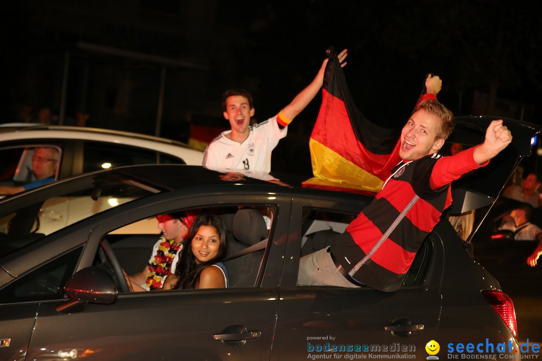 Weltmeister - Deutschland - WM2014: Singen am Bodensee, 13.07.2014