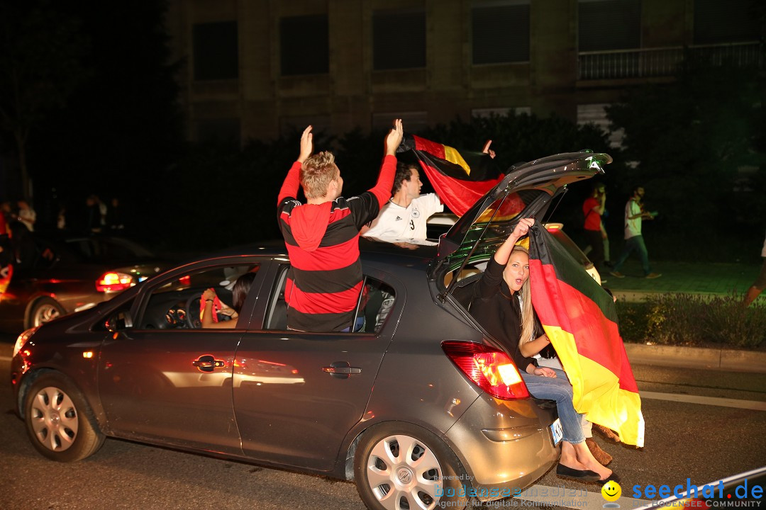 Weltmeister - Deutschland - WM2014: Singen am Bodensee, 13.07.2014