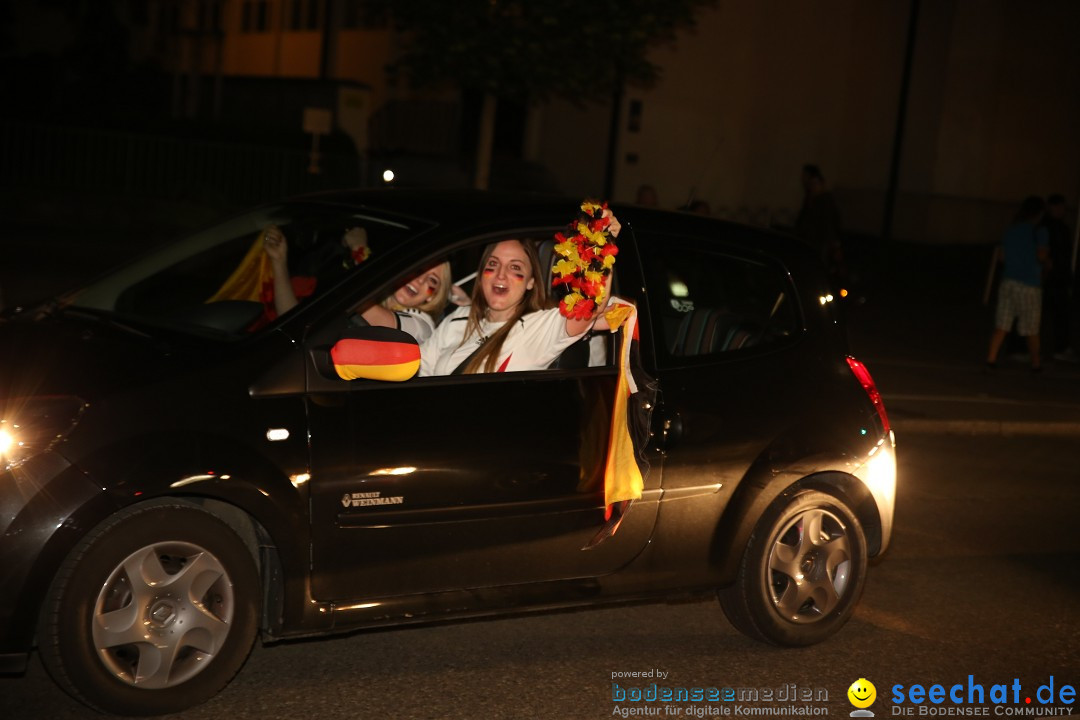 Weltmeister - Deutschland - WM2014: Singen am Bodensee, 13.07.2014