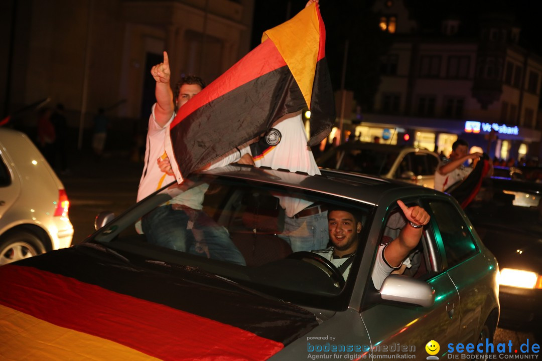 Weltmeister - Deutschland - WM2014: Singen am Bodensee, 13.07.2014