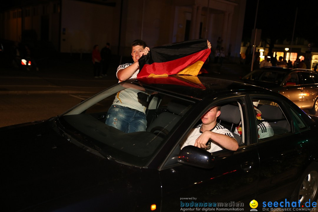 Weltmeister - Deutschland - WM2014: Singen am Bodensee, 13.07.2014