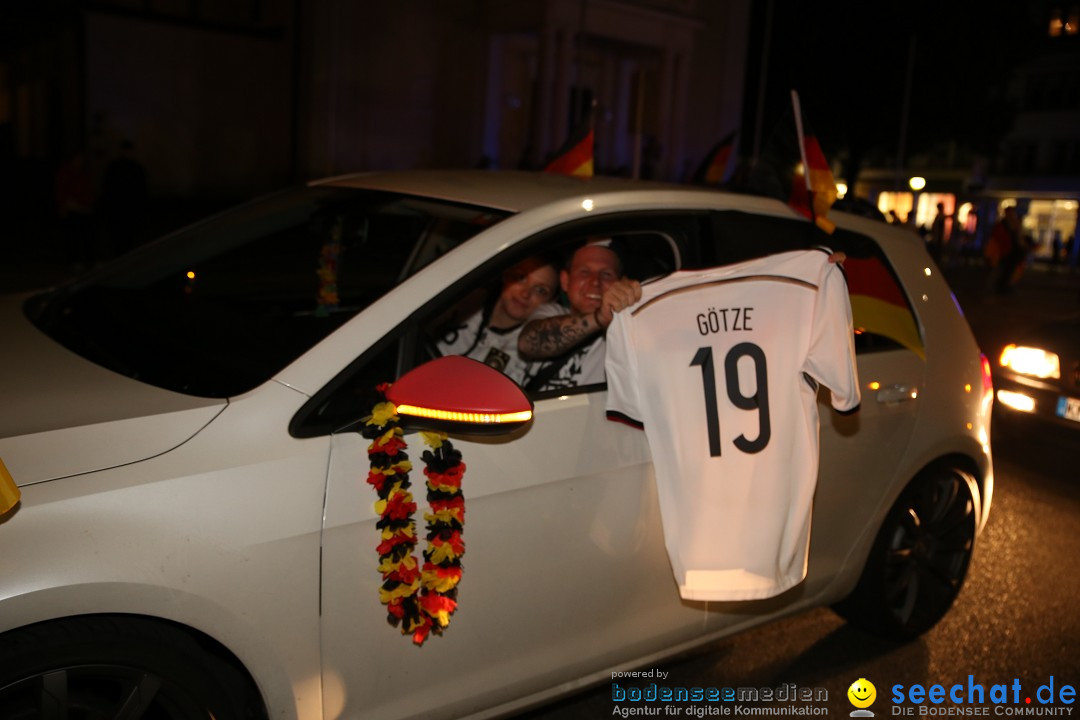 Weltmeister - Deutschland - WM2014: Singen am Bodensee, 13.07.2014