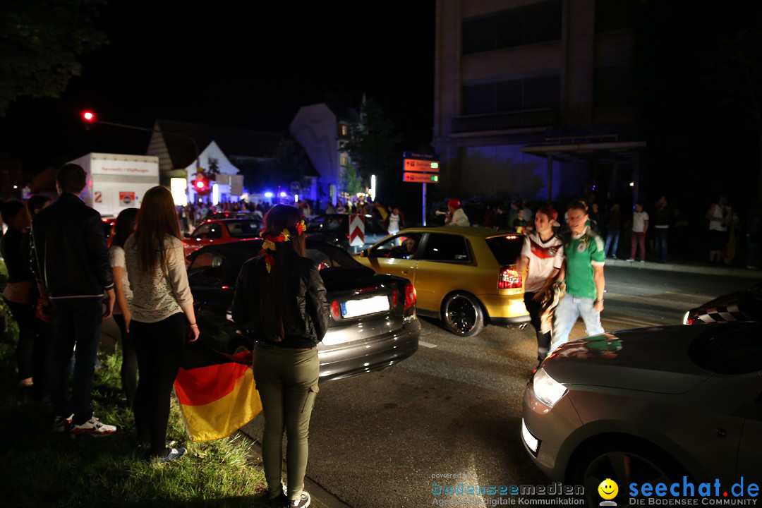 Weltmeister - Deutschland - WM2014: Singen am Bodensee, 13.07.2014