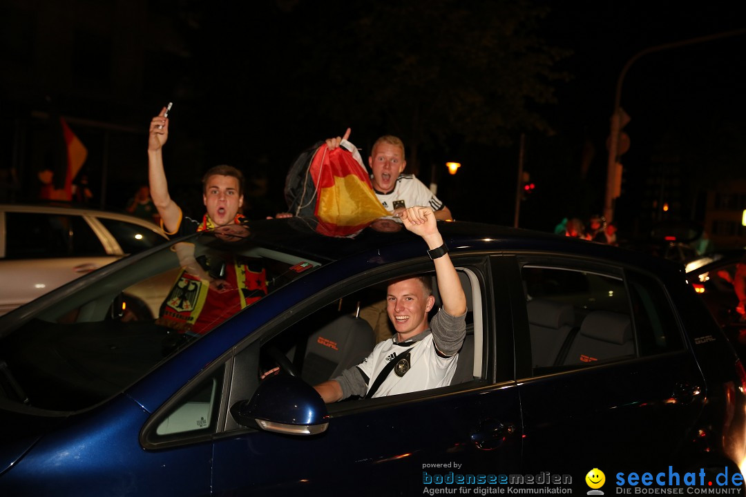 Weltmeister - Deutschland - WM2014: Singen am Bodensee, 13.07.2014