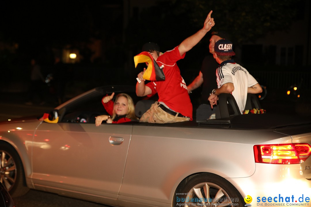 Weltmeister - Deutschland - WM2014: Singen am Bodensee, 13.07.2014