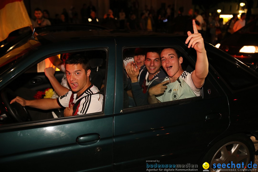 Weltmeister - Deutschland - WM2014: Singen am Bodensee, 13.07.2014