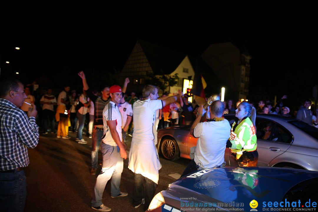 Weltmeister - Deutschland - WM2014: Singen am Bodensee, 13.07.2014