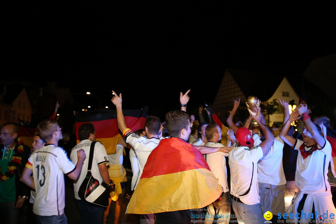 Weltmeister - Deutschland - WM2014: Singen am Bodensee, 13.07.2014