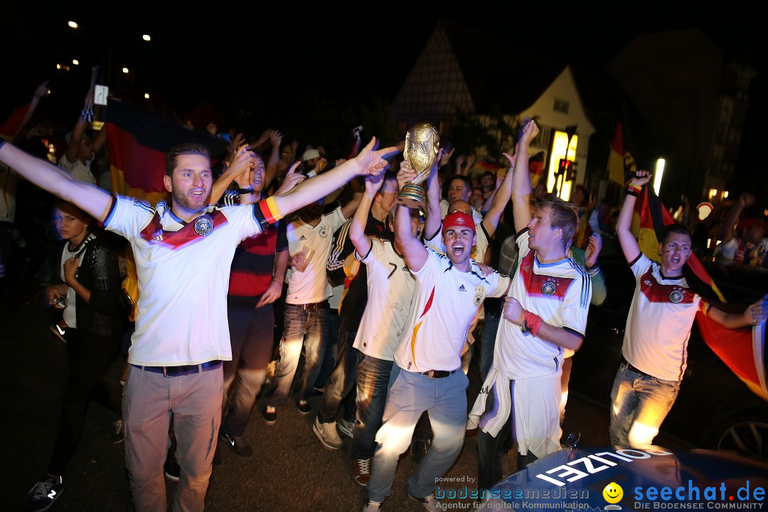 Weltmeister - Deutschland - WM2014: Singen am Bodensee, 13.07.2014