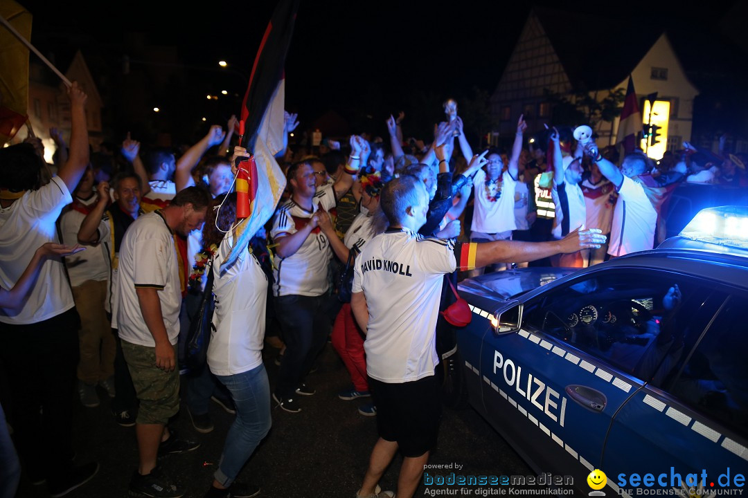 Weltmeister - Deutschland - WM2014: Singen am Bodensee, 13.07.2014