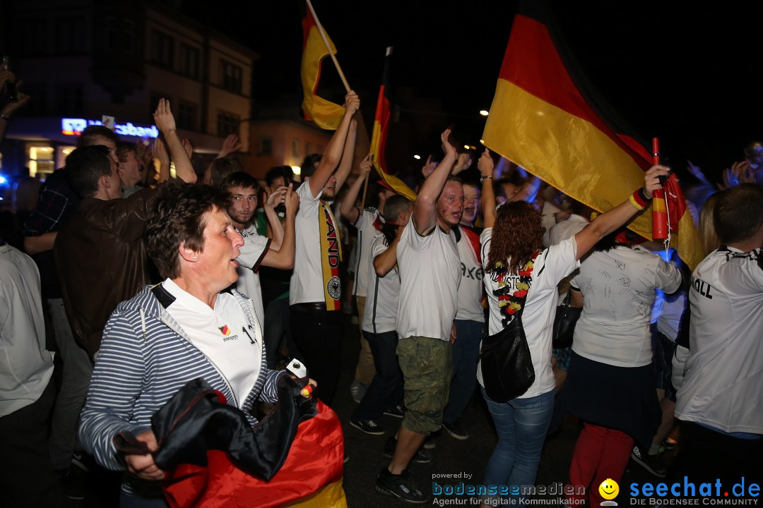 Weltmeister - Deutschland - WM2014: Singen am Bodensee, 13.07.2014