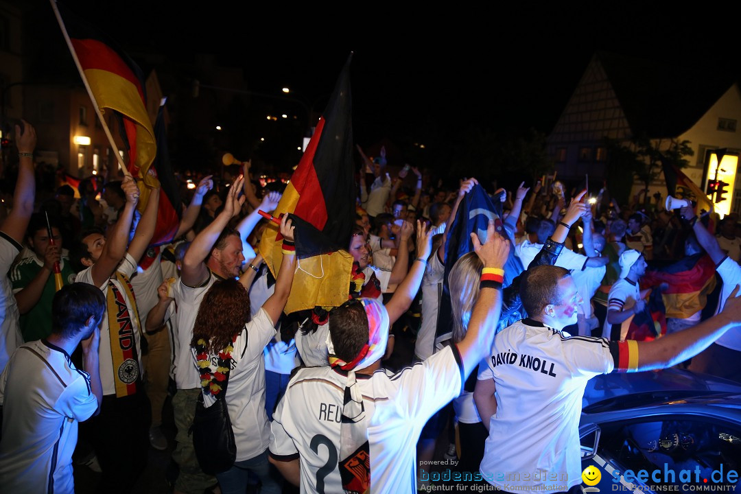 Weltmeister - Deutschland - WM2014: Singen am Bodensee, 13.07.2014