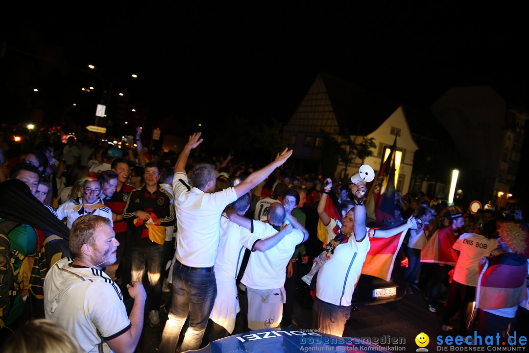 Weltmeister - Deutschland - WM2014: Singen am Bodensee, 13.07.2014