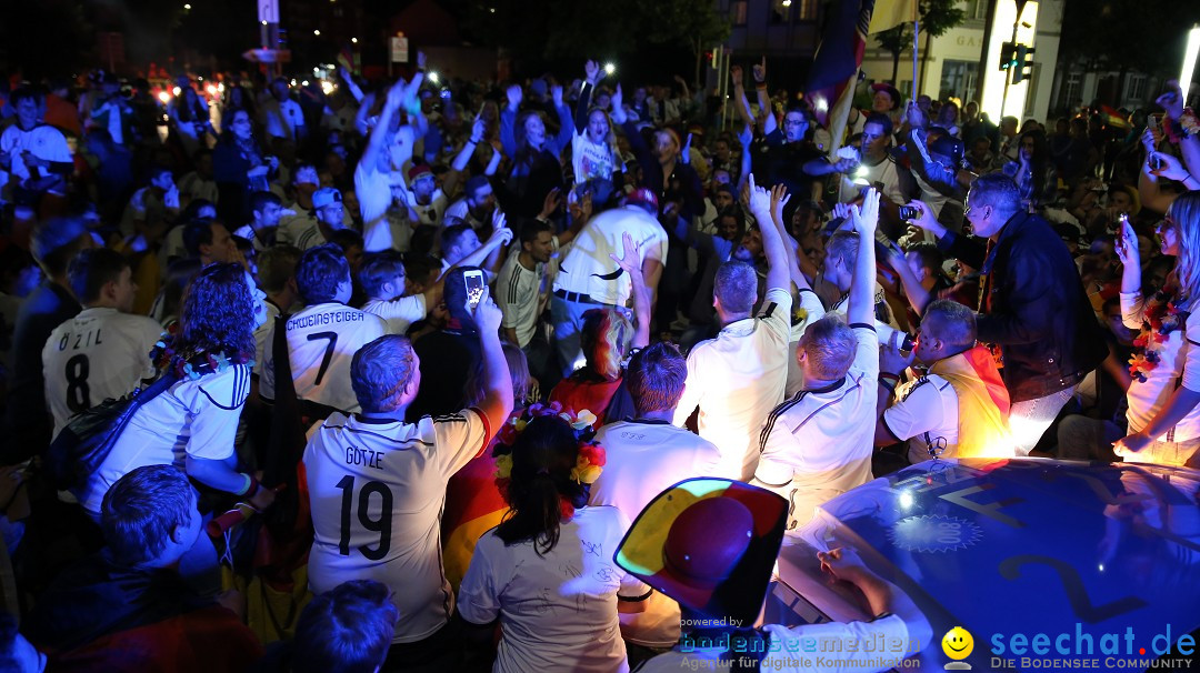 Weltmeister - Deutschland - WM2014: Singen am Bodensee, 13.07.2014