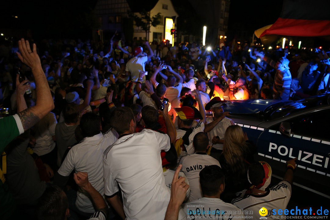 Weltmeister - Deutschland - WM2014: Singen am Bodensee, 13.07.2014