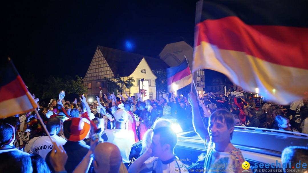 Weltmeister - Deutschland - WM2014: Singen am Bodensee, 13.07.2014