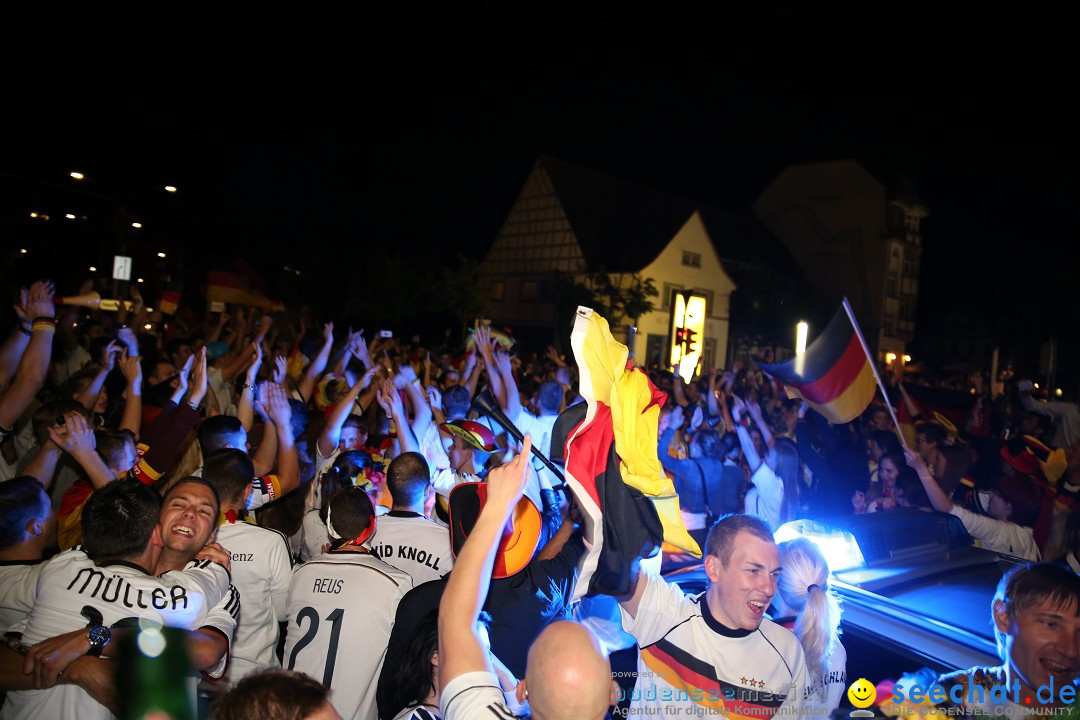 Weltmeister - Deutschland - WM2014: Singen am Bodensee, 13.07.2014