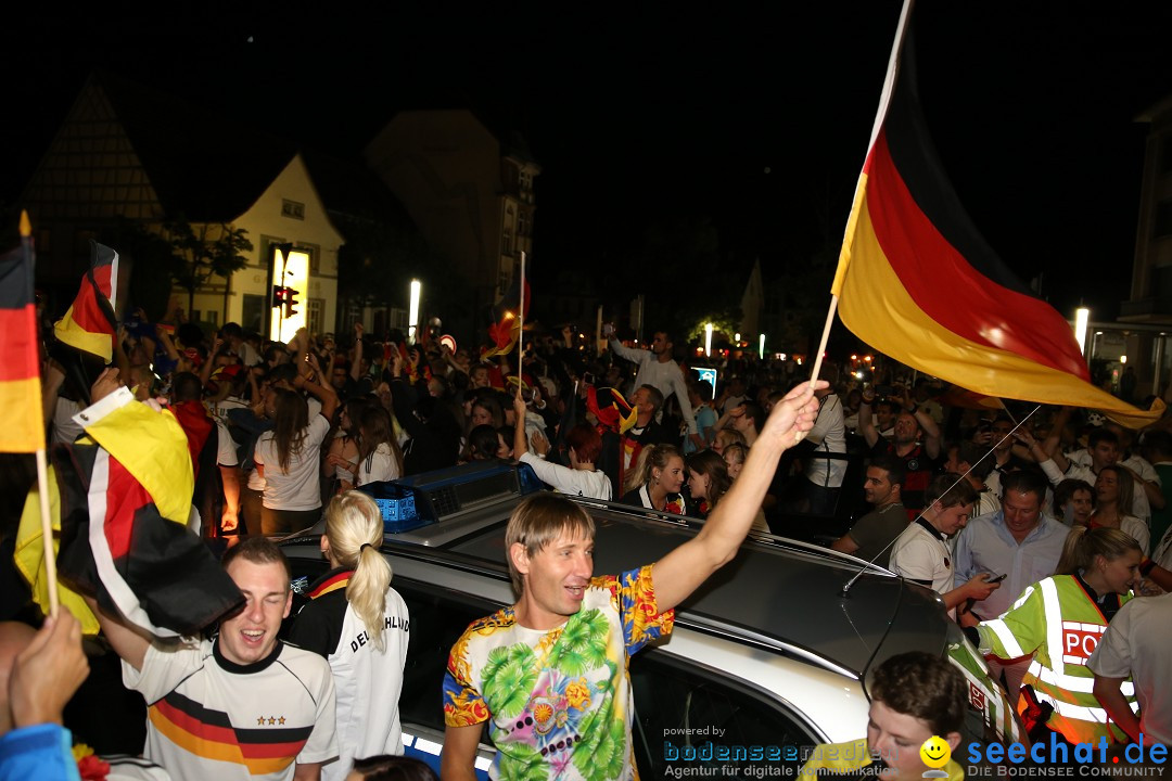 Weltmeister - Deutschland - WM2014: Singen am Bodensee, 13.07.2014