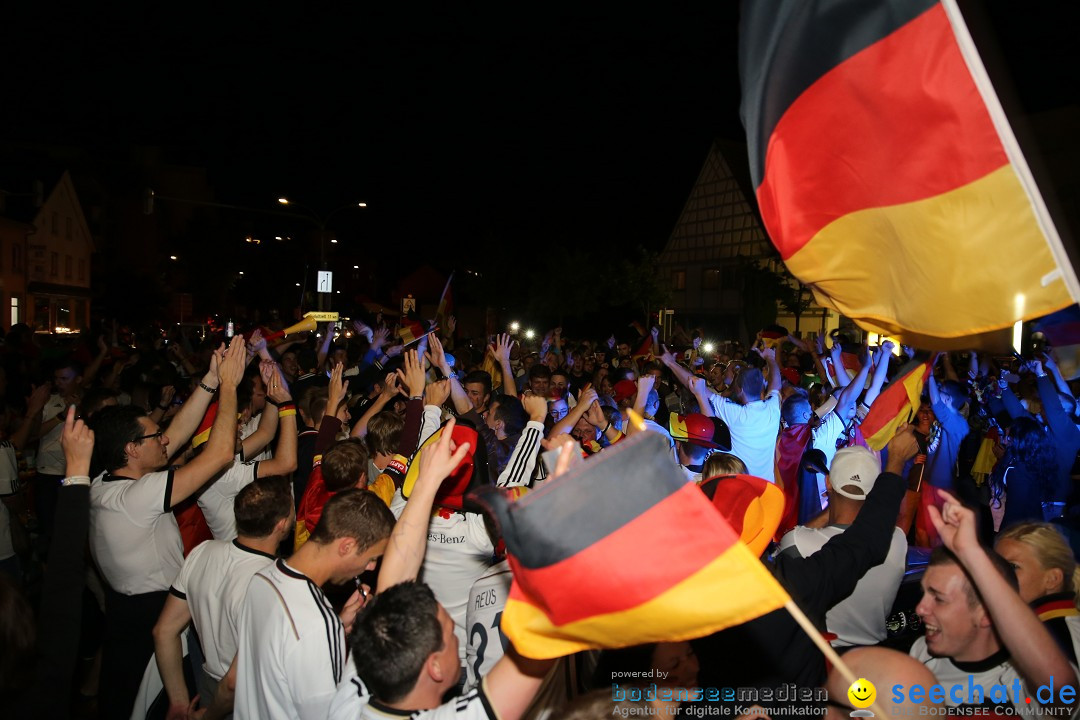 Weltmeister - Deutschland - WM2014: Singen am Bodensee, 13.07.2014