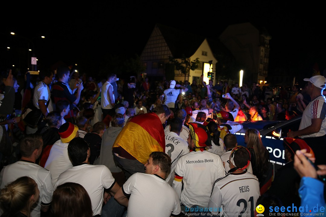 Weltmeister - Deutschland - WM2014: Singen am Bodensee, 13.07.2014