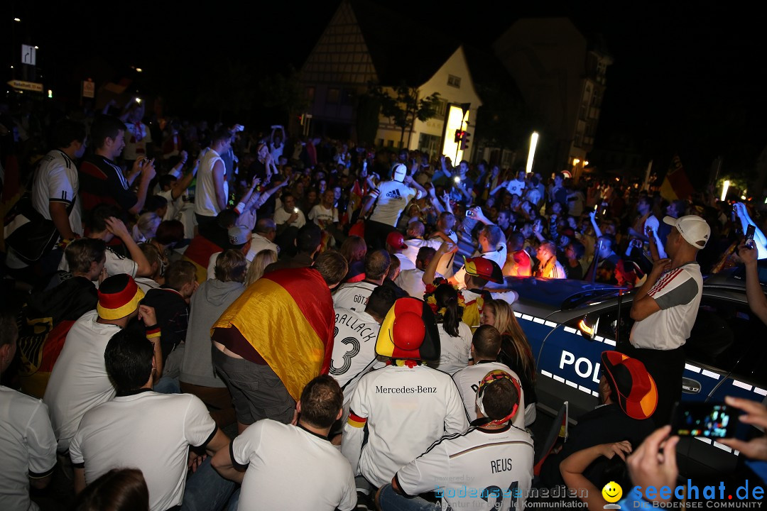 Weltmeister - Deutschland - WM2014: Singen am Bodensee, 13.07.2014