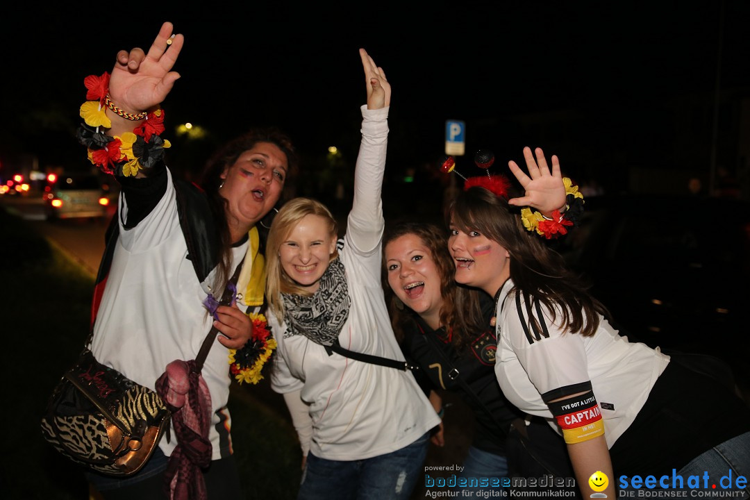 Weltmeister - Deutschland - WM2014: Singen am Bodensee, 13.07.2014