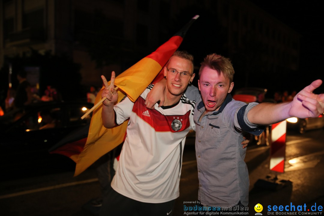 Weltmeister - Deutschland - WM2014: Singen am Bodensee, 13.07.2014