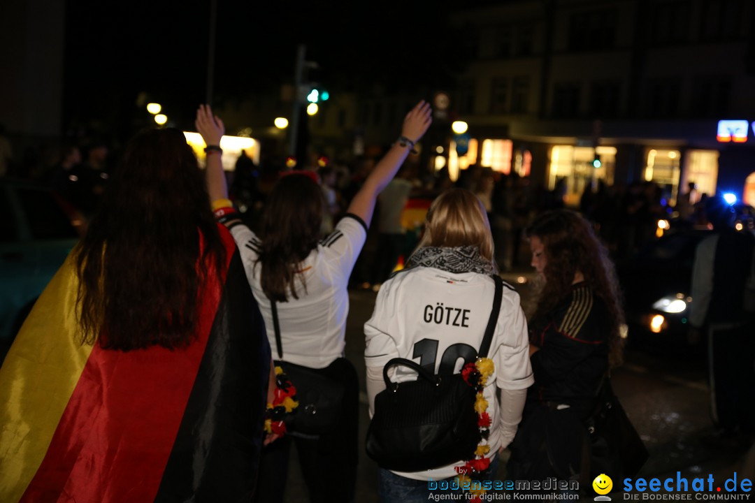 Weltmeister - Deutschland - WM2014: Singen am Bodensee, 13.07.2014