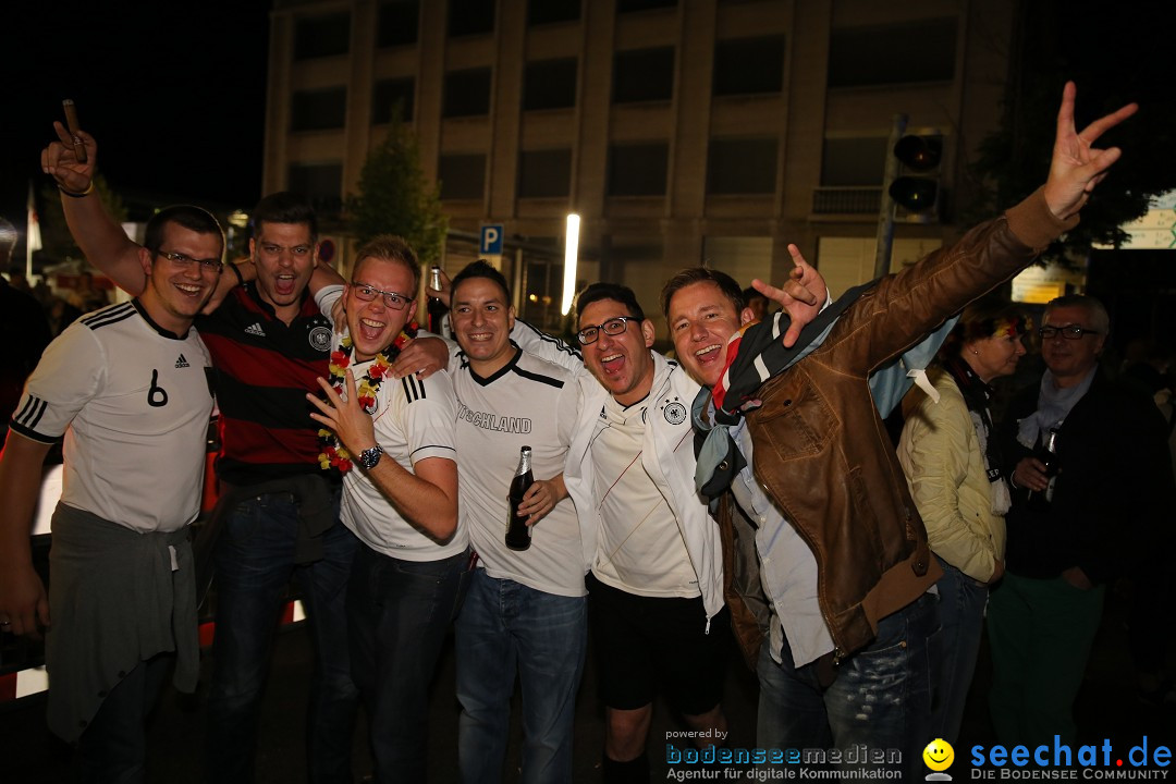 Weltmeister - Deutschland - WM2014: Singen am Bodensee, 13.07.2014