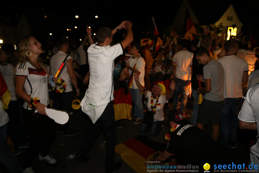 Weltmeister - Deutschland - WM2014: Singen am Bodensee, 13.07.2014