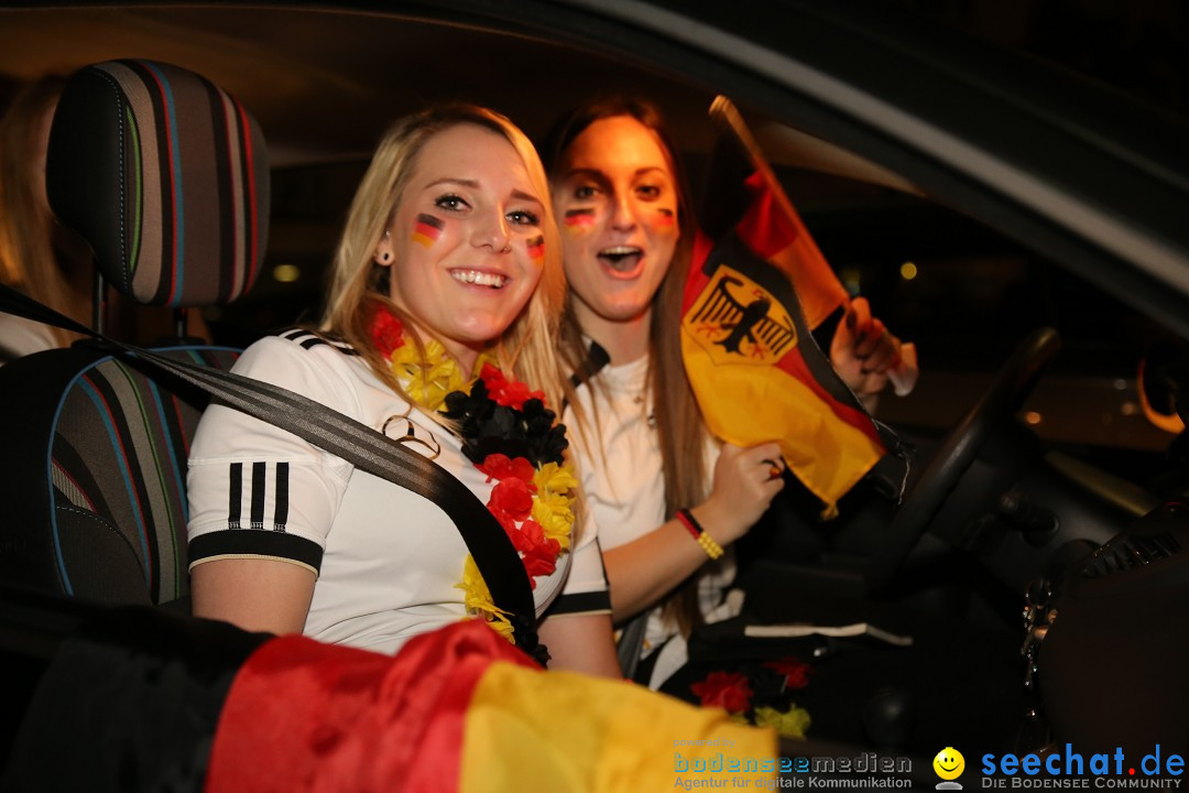 Weltmeister - Deutschland - WM2014: Singen am Bodensee, 13.07.2014