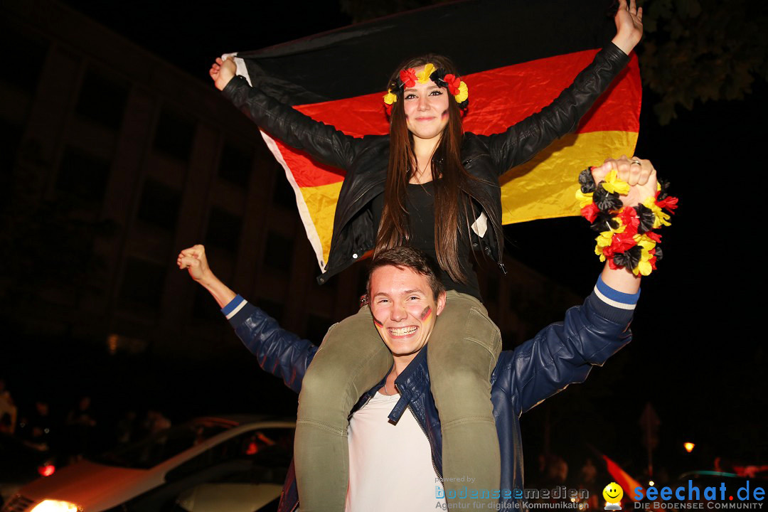 Weltmeister - Deutschland - WM2014: Singen am Bodensee, 13.07.2014