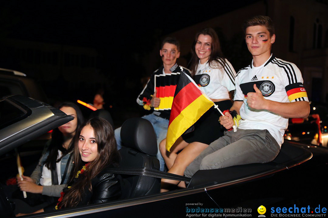 Weltmeister - Deutschland - WM2014: Singen am Bodensee, 13.07.2014