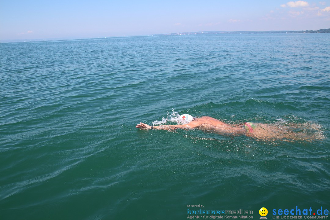 Wigald Boning durchquert den Bodensee: Friedrichshafen, 16.07.2014