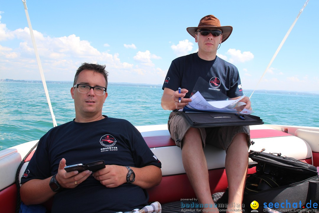 Wigald Boning durchquert den Bodensee: Friedrichshafen, 16.07.2014