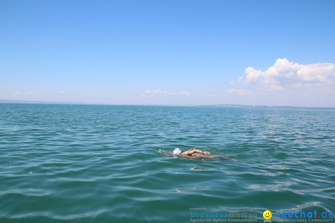 Wigald Boning durchquert den Bodensee: Friedrichshafen, 16.07.2014