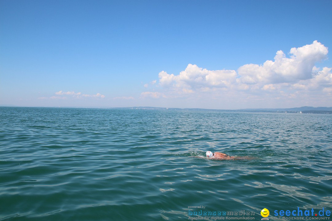 Wigald Boning durchquert den Bodensee: Friedrichshafen, 16.07.2014