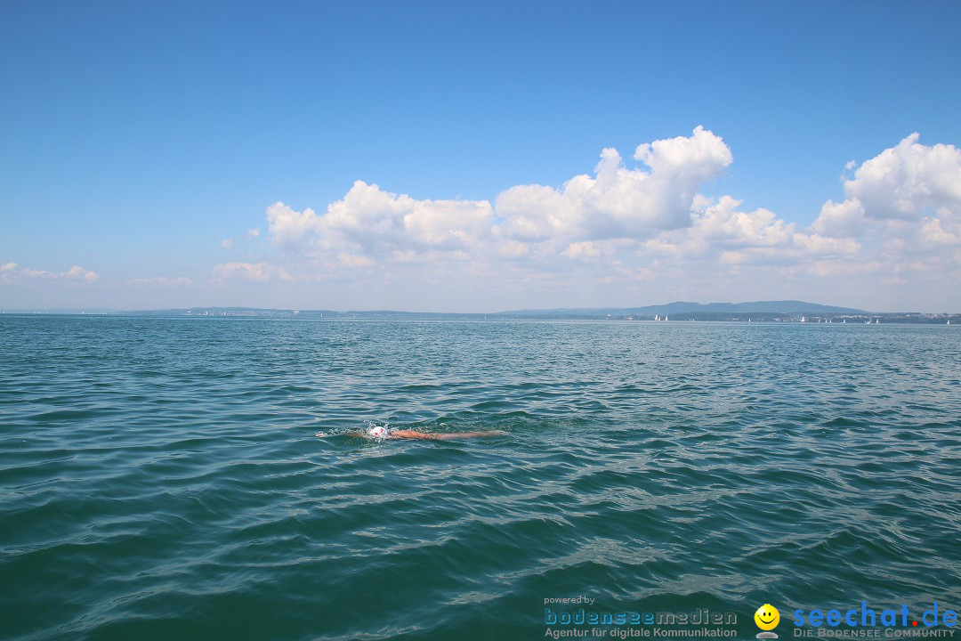 Wigald Boning durchquert den Bodensee: Friedrichshafen, 16.07.2014