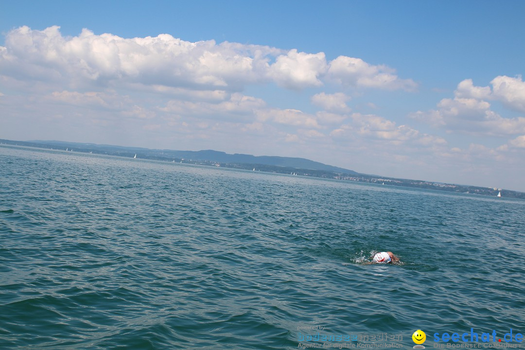 Wigald Boning durchquert den Bodensee: Friedrichshafen, 16.07.2014