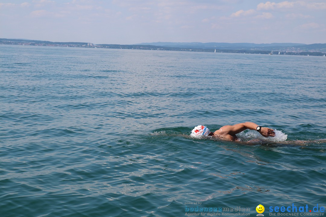 Wigald Boning durchquert den Bodensee: Friedrichshafen, 16.07.2014