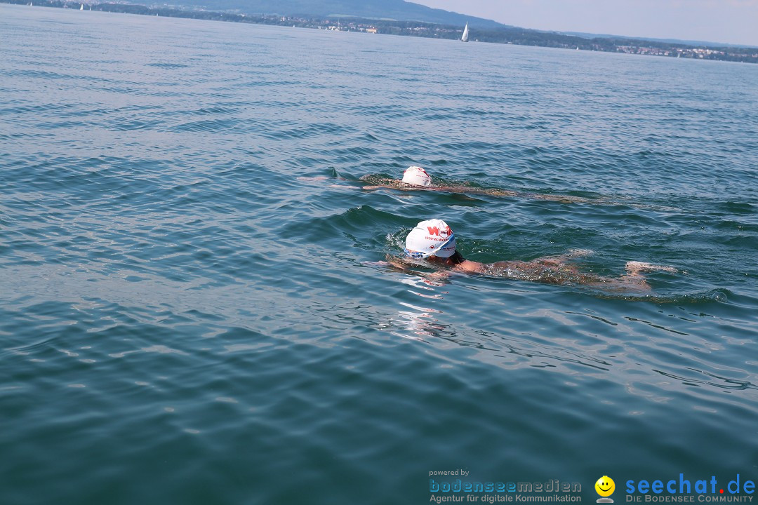 Wigald Boning durchquert den Bodensee: Friedrichshafen, 16.07.2014