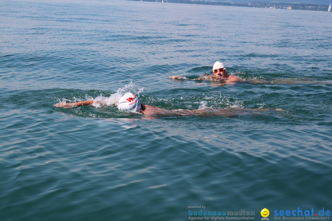 Wigald Boning durchquert den Bodensee: Friedrichshafen, 16.07.2014