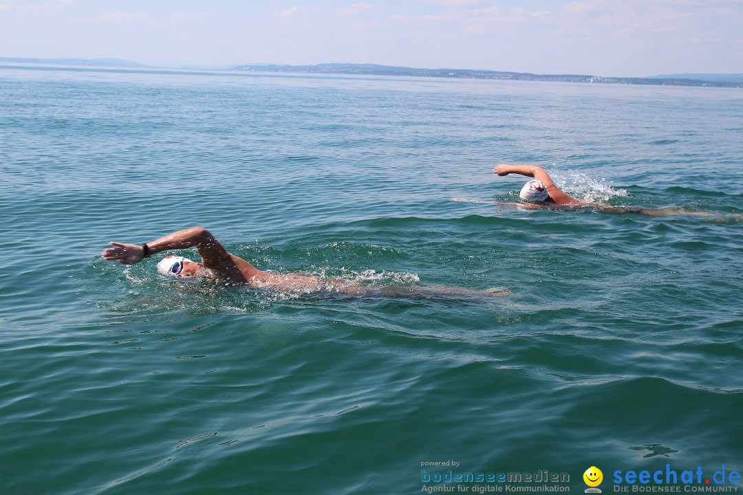 Wigald Boning durchquert den Bodensee: Friedrichshafen, 16.07.2014