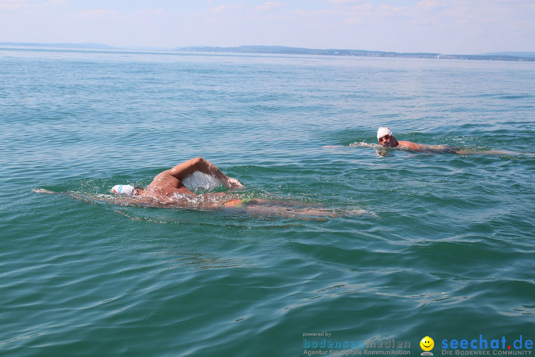 Wigald Boning durchquert den Bodensee: Friedrichshafen, 16.07.2014