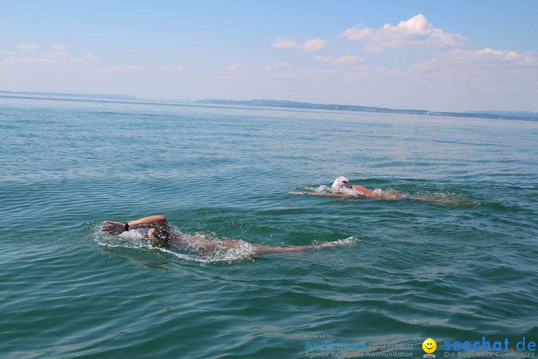 Wigald Boning durchquert den Bodensee: Friedrichshafen, 16.07.2014