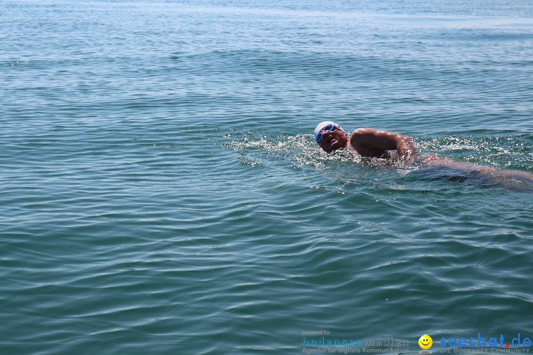 Wigald Boning durchquert den Bodensee: Friedrichshafen, 16.07.2014