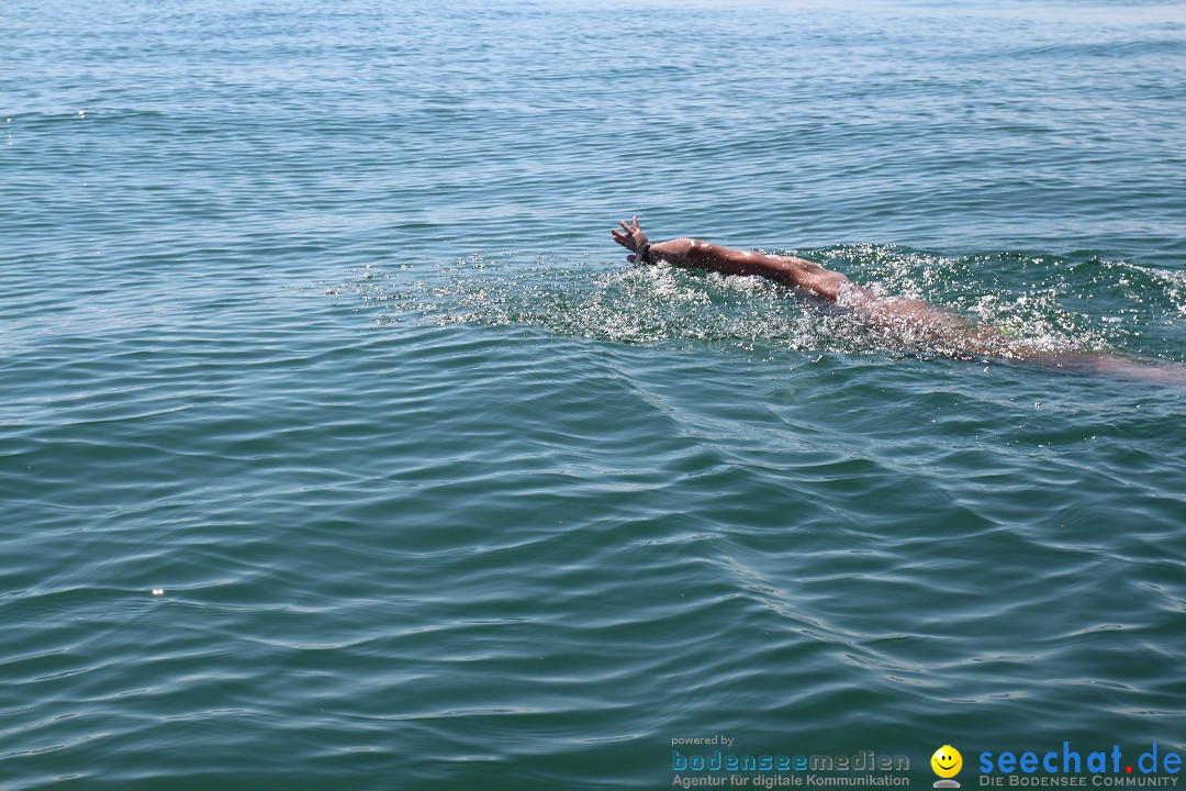 Wigald Boning durchquert den Bodensee: Friedrichshafen, 16.07.2014