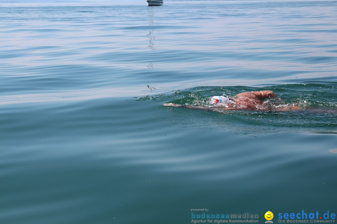 Wigald Boning durchquert den Bodensee: Friedrichshafen, 16.07.2014