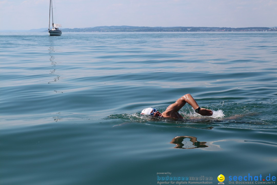 Wigald Boning durchquert den Bodensee: Friedrichshafen, 16.07.2014